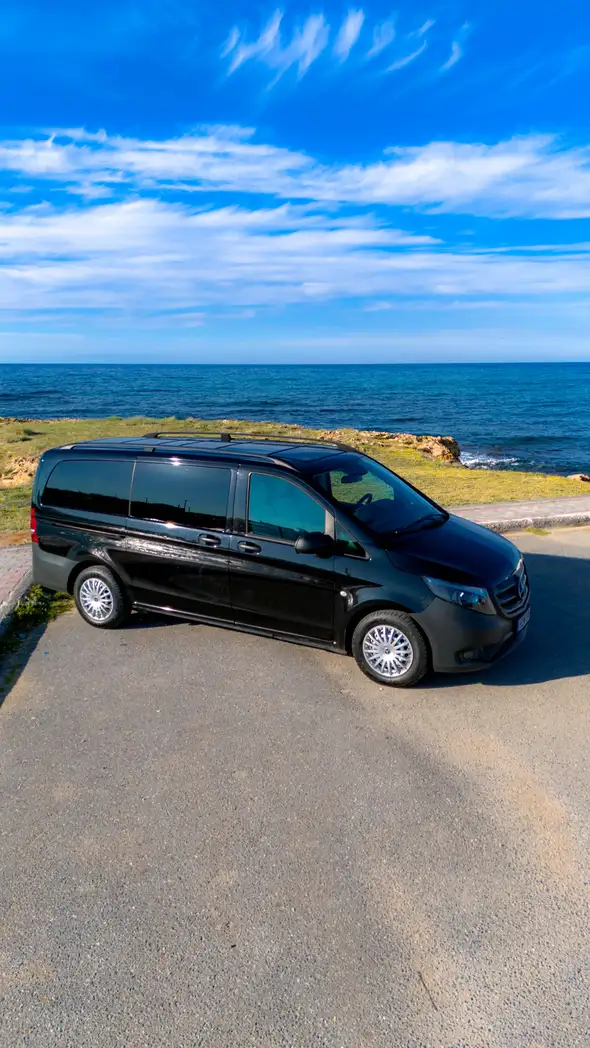 Van Above Side view